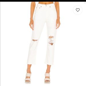 Agolde new white jeans